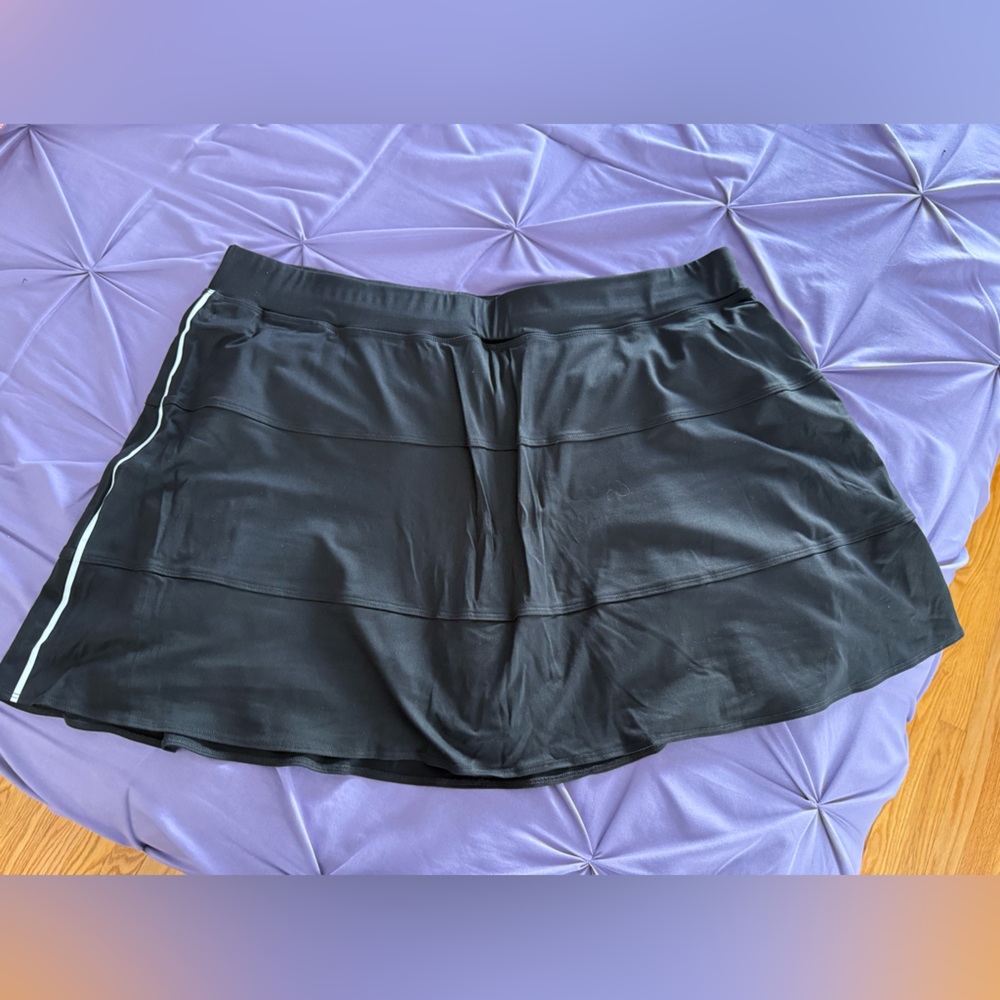 Lane Bryant LIVI Black Athletic Skort NWOT